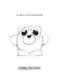 Postkort - Teddy